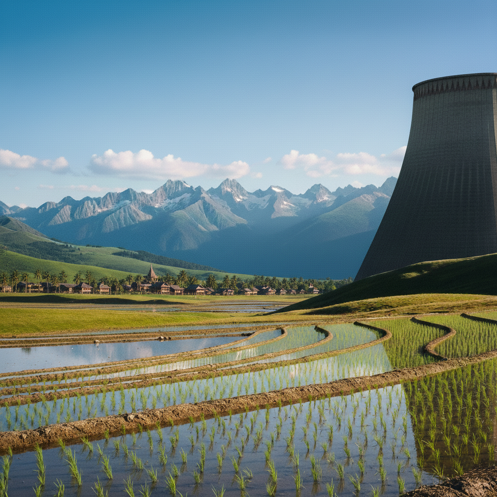 A FAILTECH Atmospheric Processor facility in a pristine, healthy landscape